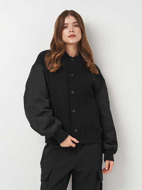 Бомбер женский Zara 7522/046 XS Черный (07522046800015