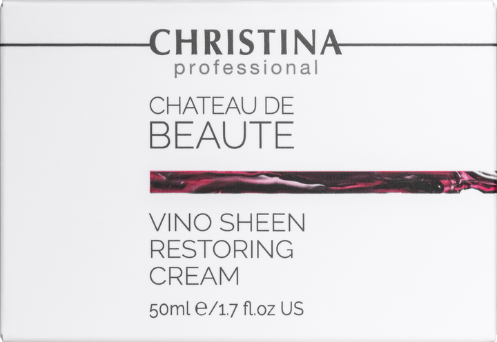 Крем для обличчя Christina Chateau de Beaute Vino Sheen Restoring відновлювальний 50 мл (7290100364888) - зображення 2