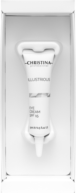 Крем для шкіри навколо очей Christina Illustrious освітлювальний SPF 15 15 мл (7290100365120) - зображення 4