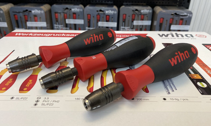 Тримач бітів з ручкою швидкозмінний тримач 1/4" Wiha 40331 - зображення 6