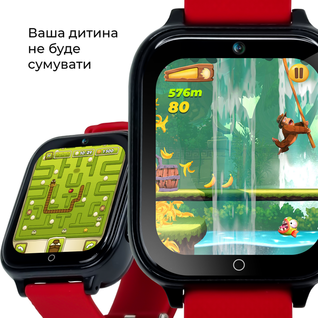 Детские смарт-часы JETIX DF100 Pro c 4G видеозвонком, виброзвонком и влагозащитой IP67 - Red - Фото 5 Детские смарт-часы JETIX DF100 Pro c 4G видеозвонком, виброзвонком и влагозащитой IP67 - Red - изображение 5