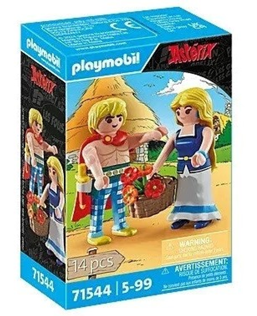 Ігровий набір фігурок Playmobil Asterix Трагікомік і Фалбала 71544 (4008789715449) - зображення 1