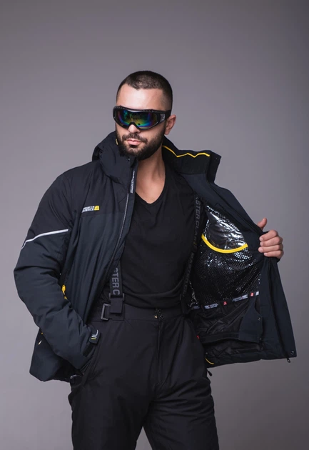 Горнолыжная мужская куртка High Experience 2XL черная - изображение 4