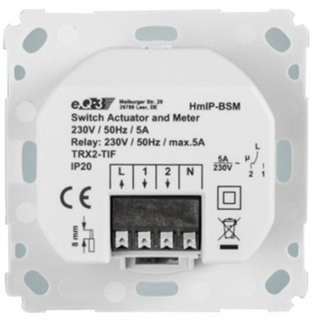 Przełącznik pomiarowy Homematic HmIP-BSM (4047976427208) - obraz 3