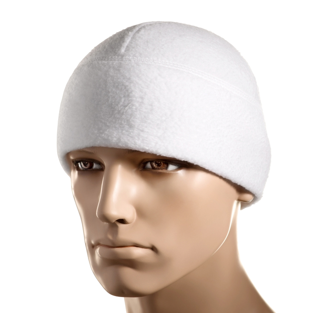 Шапка M-Tac Watch Cap фліс (260г/м2) with Slimtex White XL - зображення 1