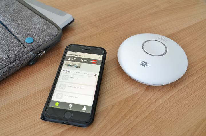 Czujnik inteligentny Brennenstuhl dymu i ciepła Connect Wifi (4007123664665) - obraz 4