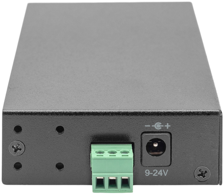 USB-хаб DIGITUS USB 3.0 Hub 7-Port, Industrial Line Black (DA-70258) - зображення 3