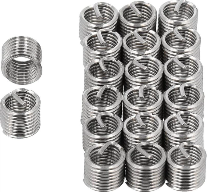 Wkładki spiralne do naprawy gwintu YATO M8 x 1.25 x 10.8 mm 20 szt (YT-1766) - obraz 2