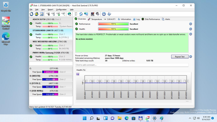 Hard Disk Sentinel Professional: Ліцензія 1 рік на 1 ПК - зображення 2