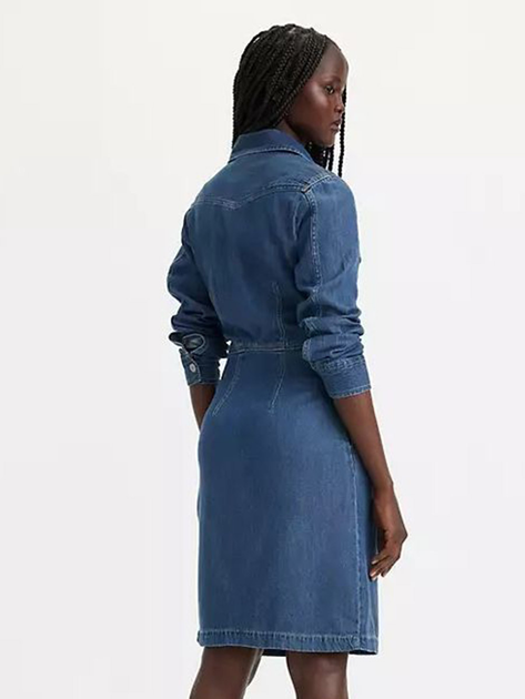 Плаття-сорочка міді літнє жіноче Levi's Otto Western Dress A7565-0000 M Square Deal 2 (5401128687428) - зображення 2