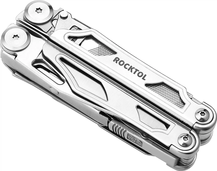 Мультитул Rocktol SK05 29-в-1 с нейлоновым чехлом, битами и запасными аксессуарами (4009008) - Фото 6 Мультитул Rocktol SK05 29-в-1 с нейлоновым чехлом, битами и запасными аксессуарами (4009008) - изображение 6