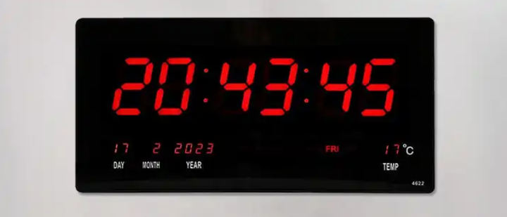 Настінні електронні годинники LED Digital Clock 4622 великі