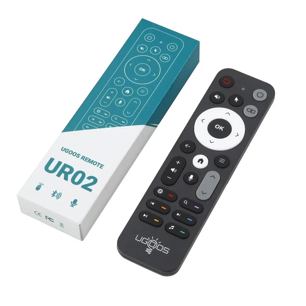 Аеропульт Ugoos UR-02 Remote BT Voice Air mouse IR (Bluetooth 5.0) Повітряна мишка Wireless Android TV - изображение 2