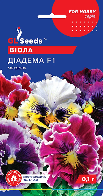 Насіння Віола Діадема F1 0,1г GL Seeds - Фото 1 Насіння Віола Діадема F1 0,1г GL Seeds - зображення 1