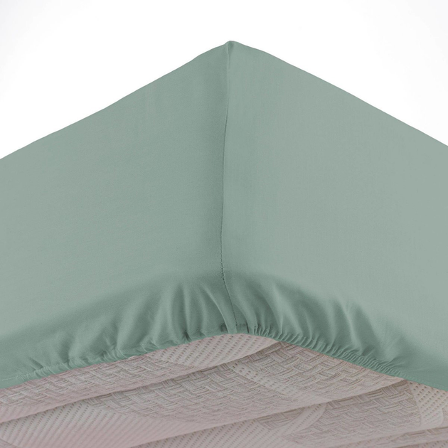 Prześcieradło Douceur d'interieur Linette na gumce miętowe 160 x 200 cm (3574386442336) - obraz 4