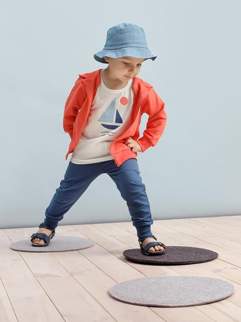 Kapelusz przeciwsłoneczny dziecięcy dla chłopca bawełniany Pinokio Sailor Hat 43-45 Jeans (5901033303142) - obraz 3