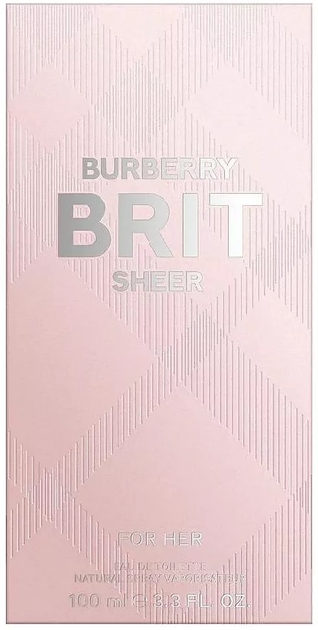 Туалетна вода для жінок Burberry Brit Sheer 100 мл (3614226904966) - зображення 3
