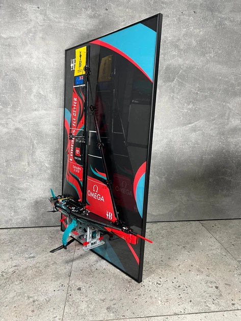 Арт Держатель Рамка на Стену 80x50 см. для Фирменного Конструктора