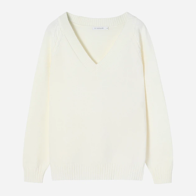 Pulower damski Tatuum Jaylin T2434.094-105 XL Biały (5900142370823) - obraz 4