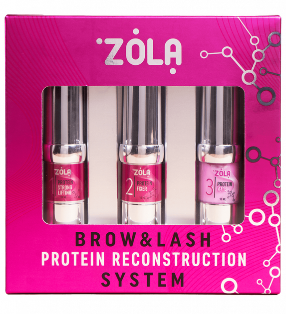 Набор для ламинирования Zola Brow Lash Protein Reconstruction System - Фото 1 Набор для ламинирования Zola Brow Lash Protein Reconstruction System - изображение 1