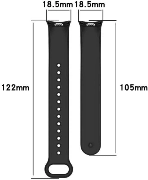 Силиконовый ремешок MRK для фитнес браслета Xiaomi Mi Band 8/9 Dark Red (2) (mrk2799) - изображение 4