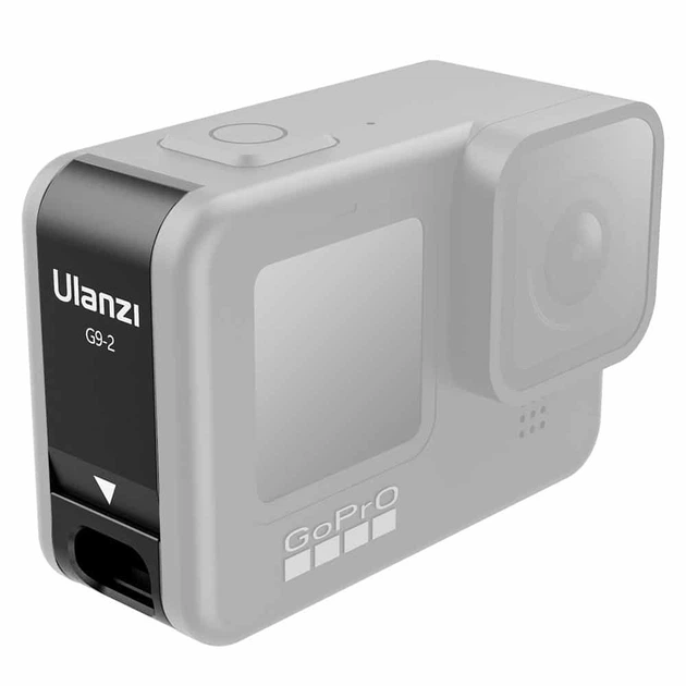 Бічна кришка для GoPro Hero 9 Hero 10 Ulanzi G9-3 - Фото 2 Бічна кришка для GoPro Hero 9 Hero 10 Ulanzi G9-3 - зображення 2