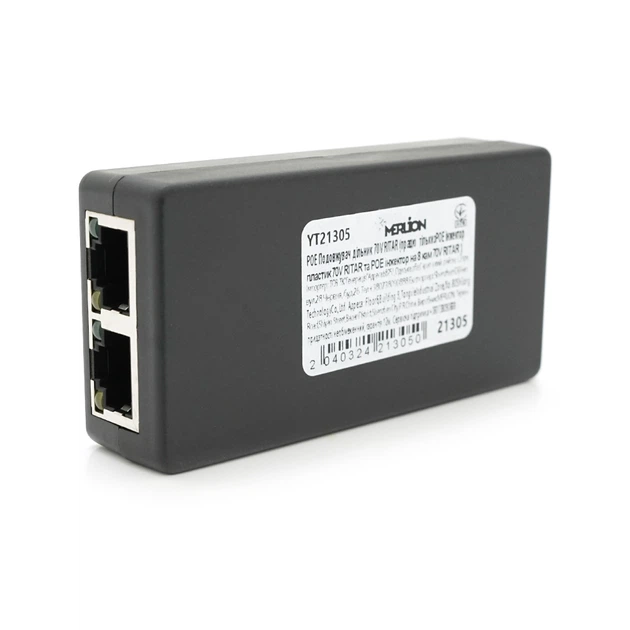 POE удлинитель-делитель RITAR 1/2 ( 1 Вх -2 Вых 1000Mpbs POE ) 44-55V- 24W - Фото 4 POE удлинитель-делитель RITAR 1/2 ( 1 Вх -2 Вых 1000Mpbs POE ) 44-55V- 24W - изображение 4