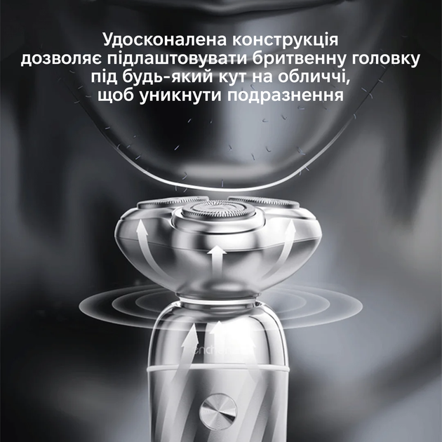 Электробритва Xiaomi Enchen Rotary Shaver X7 Silver - изображение 4
