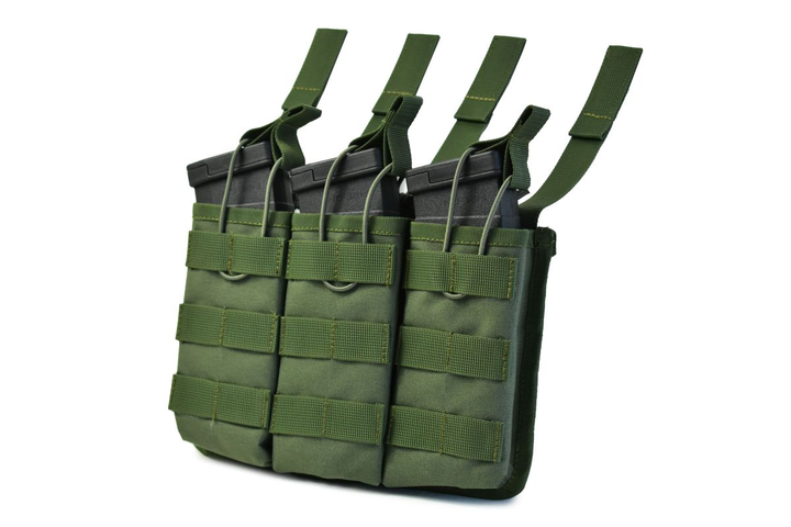 Тройной подсумок для магазинов GigMilitary Combat Triple Ranger Green - изображение 1