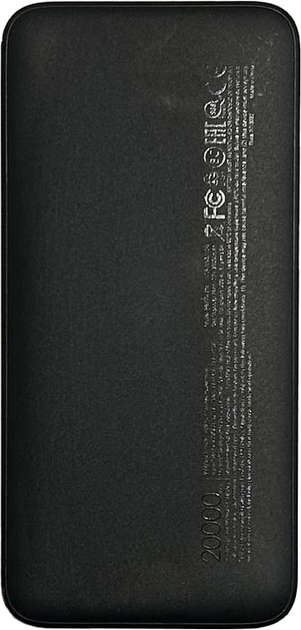 Powerbank Xiaomi Redmi PowerBank 20000 mAh Fast Charge 18W PB200LZM Black (VXN4304GL) (26922/11982834) - Outlet - obraz 3