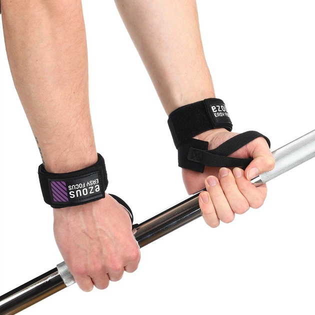 Бинты кистевые для жима Ezous Lifting Wraps Черный (70х3.6см / 2 шт) (C-01) - изображение 9