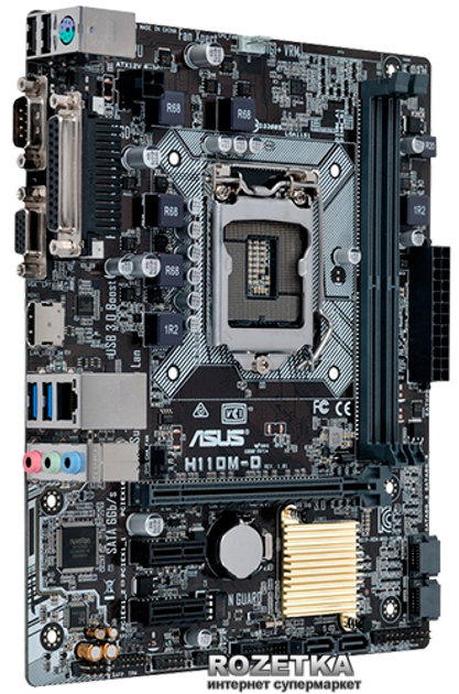 Материнская плата Asus H110M-D (s1151, Intel H110, PCI-Ex16) – фото ...