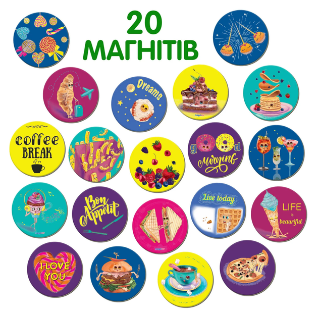 Набор магнитов Magdum ML 4031-53 EN "Happy moments" - изображение 4