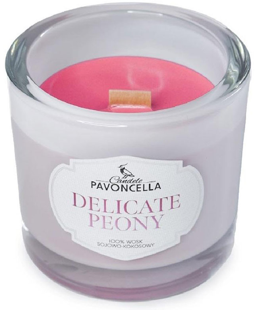 Świeczka sojowa Pavoncella Delicate Peony Biała 170 g (5905711530493) - obraz 1