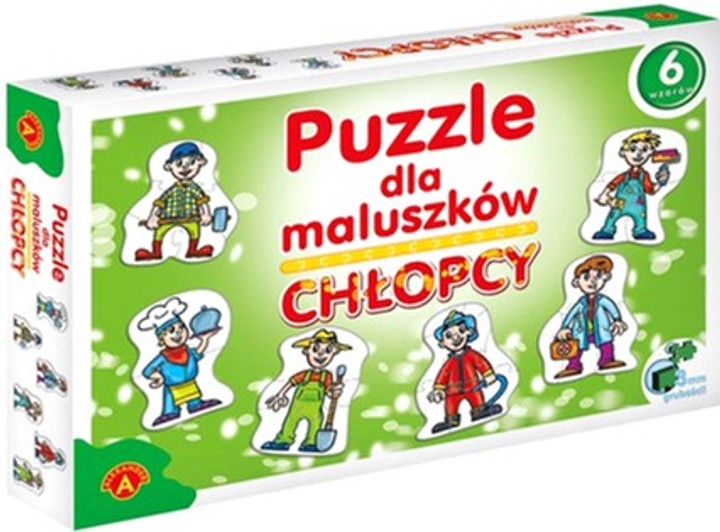 Puzzle Alexander Dla Maluszków Chłopcy 27 elementów (5906018005387) - obraz 1