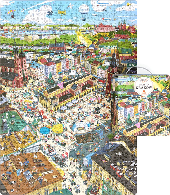 Puzzlove CzuCzu Miasto Kraków 1000 elementów (5902983492337) - obraz 5