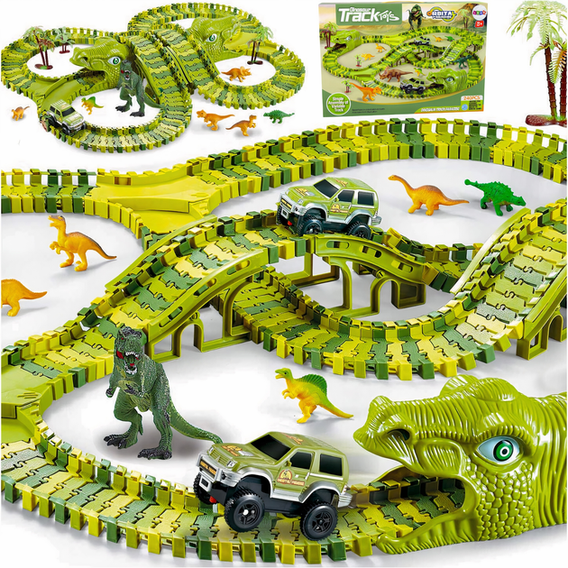 Tor samochodowy Trifox Orbital Paradise Dinozaur 240 elementów (5901353671761) - obraz 6