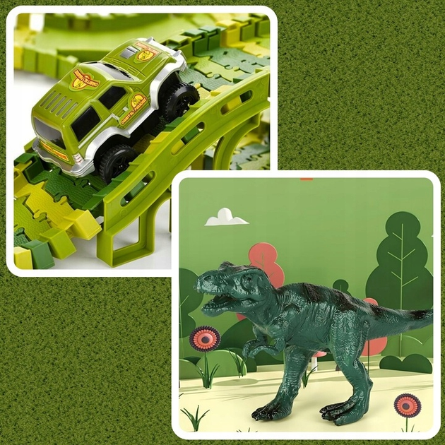 Tor samochodowy Trifox Orbital Paradise Dinozaur 240 elementów (5901353671761) - obraz 7