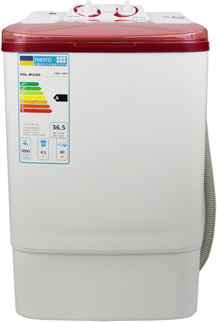Стиральная машина Milano FWM-40 PA RED – фото, отзывы, характеристики в ...