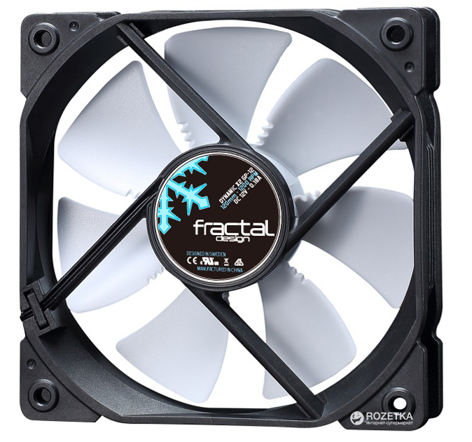 Кулер Fractal Design Dynamic X2 GP-12 Black-White (FD-FAN-DYN-X2-GP12-WT) - изображение 1