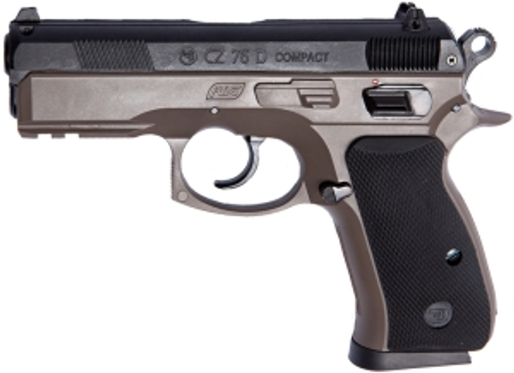 Пистолет страйкбольный ASG CZ 75D Compact Spring, 6 мм ц:fde - изображение 1