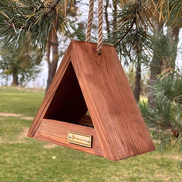 Подвесная садовая кормушка для птиц House_for_birds "Вигвам" - Фото 2 Подвесная садовая кормушка для птиц House_for_birds "Вигвам" - изображение 2