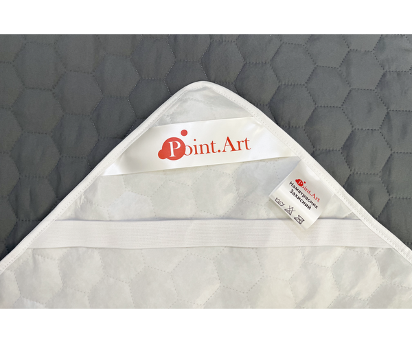 Наматрацник вологонепроникний захисний Point Art AquaStop сірий 180х200 см з гумкою по 4-х кутах - Фото 3 Наматрацник вологонепроникний захисний Point Art AquaStop сірий 180х200 см з гумкою по 4-х кутах - зображення 3