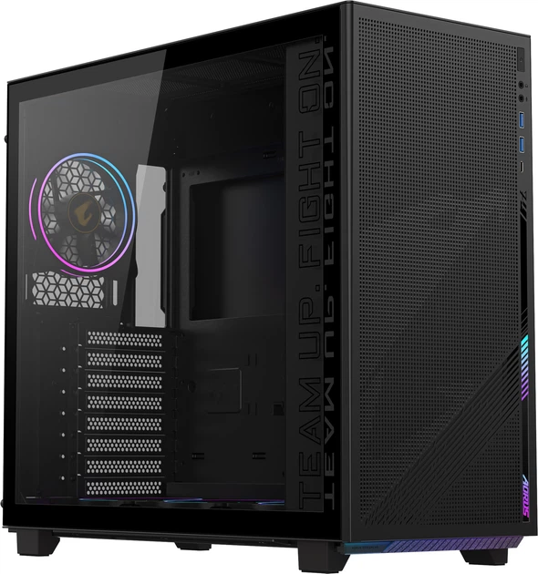 Корпус Gigabyte Aorus C400 Glass Black (GB-AC400G) - Фото 1 Корпус Gigabyte Aorus C400 Glass Black (GB-AC400G) - зображення 1