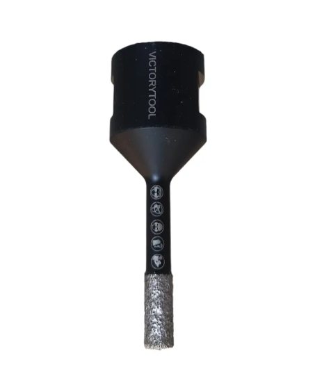 Алмазна вакуумна коронка Victorytool M14, 6 мм для болгарки - зображення 4