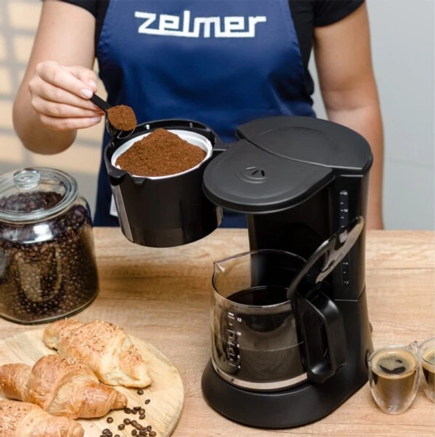 Кофеварка капельная с фильтром ZELMER ZCM1200 на 12 чашек - изображение 7