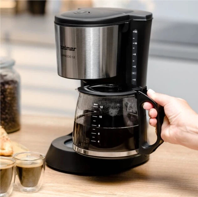 Кофеварка капельная с фильтром ZELMER ZCM1200 на 12 чашек - изображение 8