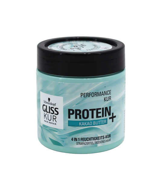 Маска для волосся Gliss Kur Protein + Kakao Butter 400 мл (4015100327342) - зображення 1