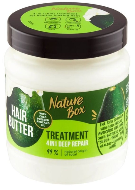 Maska do włosów Nature Box Hair Butter regenerująca z olejem z awokado 4 w 1 300 ml (9000101670806) - obraz 2