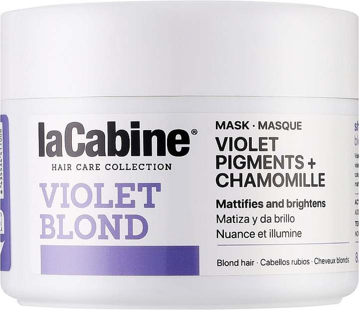 Маска для светлых волос - La Cabine Violet Blond Mask Violet Pigments ...